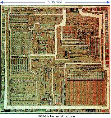 20bitová adresová 29 000 tranzistorů vyrobených 3µm technologíı Adresovatelná pamět až 1 MB