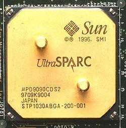 Sun UltraSPARC Představen v roce 1995 Procesor implementuje architekturu SPARC V9 Takt procesoru 143 200 MHz 3,8