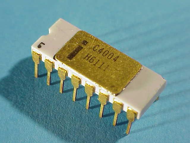 Intel 4004 První jednočipový mikroprocesor Uveden 15.
