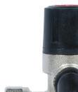 Pojišťovací ventily k bojlerům TE-2852-12 Pojišťovací ventil k bojleru TE-2852 1/2"se zpětnou klapkou, max. pracovní tlak 0,6 MPa a teplota 90 C. Pojistný přetlak 0,63 ± 0,03 MPa.