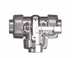 TKD DN 10 50 KULOVÝ VENTIL TROJCESTNÝ DUALBLOCK VXE DN 10 50 KULOVÝ VENTIL DVOUCESTNÝ EASYFIT TKDIC - LKDIC Kulový ventil trojcestný DualBlock, metrické objímky k lepení, T nebo L vrtání VXEIC Kulový
