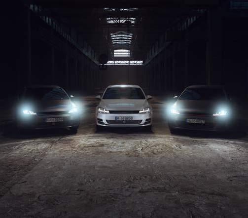 INOVACE LED světlomety LEDriving světlomet Plně zmodernizované, plně s LED snadno a podle zákona Světlomety OSRAM LEDriving pro VW Golf VII poskytují inovativní Full LED redesign v souladu se zákonem