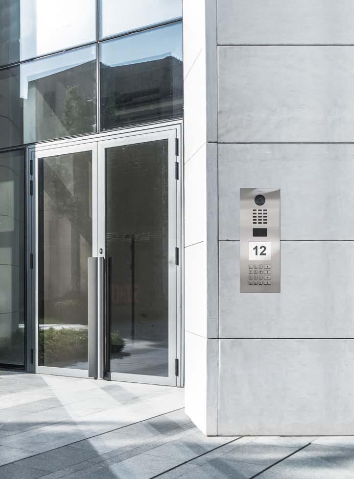CHYTRÁ DOMÁCNOST ZAČÍNÁ U VCHODOVÝCH DVEŘÍ DoorBird je chytrým řešením pro vaše vstupní dveře.