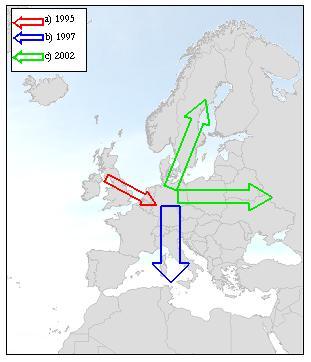 Obrázek 6: Vývoj nízkonákladové letecké dopravy v rámci Evropy Zdroj: http://www.jvdz.net/index2.html 1.3.3. Asie Rozvoj nízkonákladových leteckých společností v Asii začala až na přelomu 20. a 21.