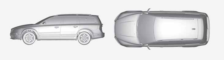 08 Technické údaje Rozměry a hmotnosti XC70.