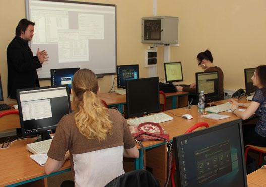 Pro podporu výuky je využíván E-learningový portál elearning.opf.slu.cz. Je používán pro všechny formy studia včetně projektové činnosti.