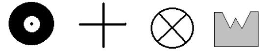 SNÍMKOVÉ ORIENTACE URČENÍ PRVKŮ VNITŘNÍ ORIENTACE Kalibrační protokol obsahuje informace o: konstantě komory (f), přesné souřadnice rámových značek radiální