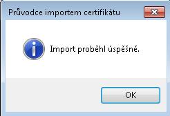 úspěšně, certifikát