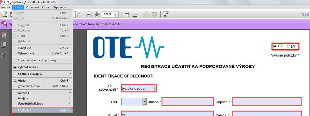 Česká verze - Zde zvolte v levém seznamu Categories/Kategorie Security (Enhanced) /Zabezpečení (Rozšířené).