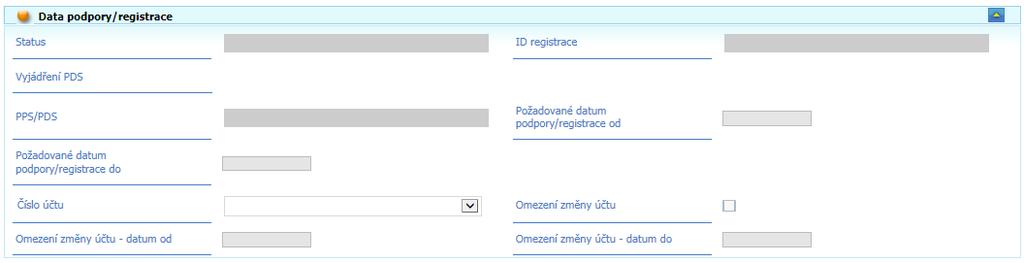 Ověřeno status, při kterém je žádost již ověřena a schválená distributorem Schváleno status, při kterém je žádost schválena a připravena pro zadávání měsíčních výkazů a zasílání podpory.
