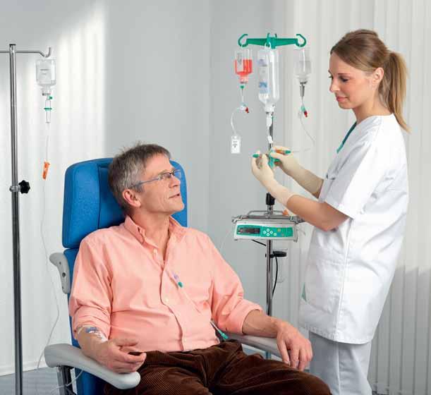 Uzavřený systém během přípravy, od podání až po likvidaci Během manipulace zůstávají všechna spojení bez kontaktu s cytotoxickým přípravkem Rychlé, jednoduché a bezpečné naplnění Bezjehlový systém
