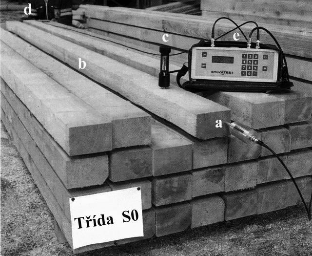 Stanovení vlastností konstrukčního dřeva řených prvků (Obr. 3)