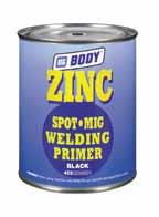 . 1K 2K plniče a základové barvy BODY ZINC 1K SPOT/MIG WELDING PRIMER 25 25.02.0000.1 510.02.000.0 00ml Jednosložková antikorozní základní barva s vysokým obsahem zinkového prášku.