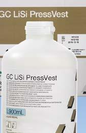 (60 100 g) GC LiSi PressVest GC901424 5.900,- 900 ml GC LiSi PressVest tekutina GC901425 1.