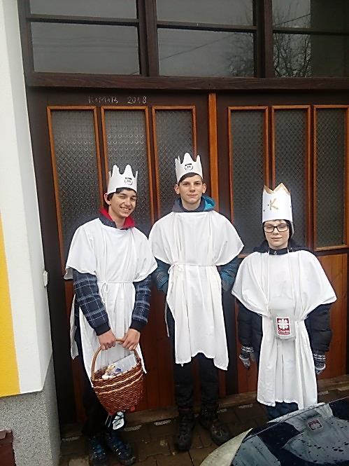 Tříkrálová sbírka 2018 V sobotu 6. ledna navštívili domácnosti v obou našich obcích koledníci.