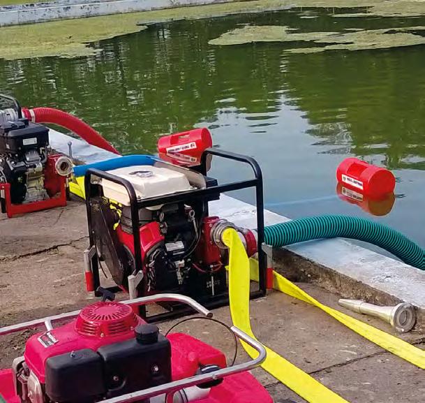 Další využití kalových čerpadel je možné např. v zemědělství, ve stavebnictví, apod. Jedná se o technický prostředek, který nesmí chybět v žádném hasičském voze CAS.