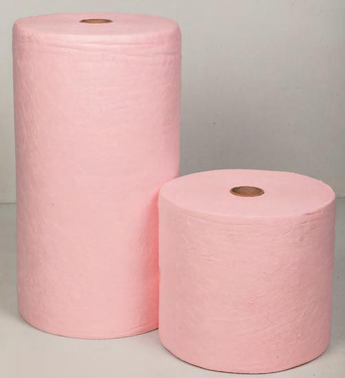 látka vysoká chemická odolnost Sorpční kapacita: Rozměry: CK485 221 l oleje, 146 l vody 8 cm x 5 m 16 kg Sorpční kapacita: Rozměry: CK445 11 l oleje,