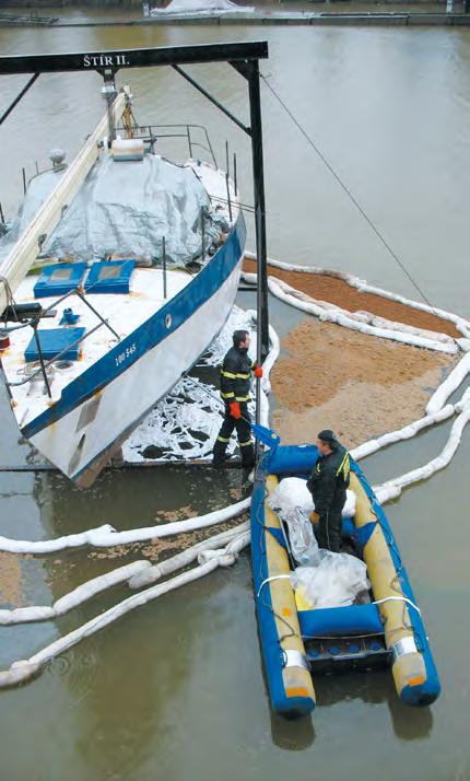 Textilní sorbenty Hydrofobní sorpční had plněný sorpční drtí zdravotně nezávadný při styku s pitnou vodou nemění podstatu zachycených látek odolný vůči povětrnostním vlivům,