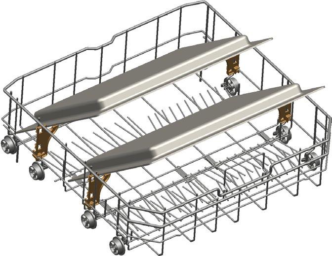 Lower Basket Glass Holder (závisí na modelu) Lower Basket Glass Holder se