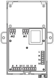 Releové karty Carisma označení SEL-CB obj. č. 9066304 7 8 9 10 11 12 vypínač on/off Slouží pro ovládání až osmi jednotek FCU z jednoho termostatu typu DB-TA, TMO-T nebo TMO-T-AU.