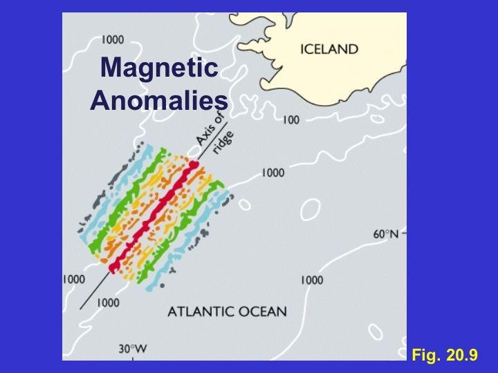 Obraz magnetických anomálií části
