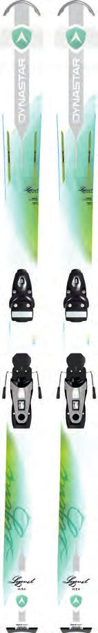 legend women dámské all-mountain lyže LEGEND W84 (OPEN / XPRESS) (OPEN / XPRESS) 149 / 156 / 163 / 170 / 177 cm 17 m (177) 123-84-106 mm POWERDRIVE FREE WOOD CORE FULL SIDEWALL Ideální pár lyží pro