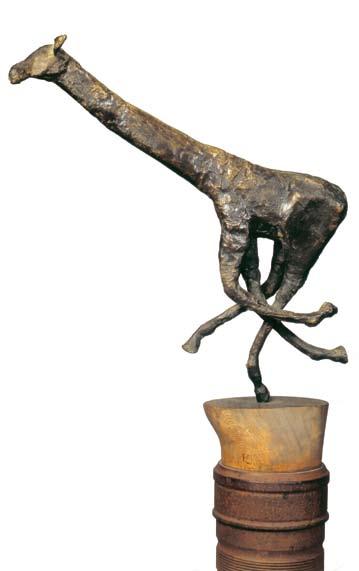 Text Günter Bartoš / foto Günter Bartoš, Jindřich Přibík (artefakty) Bestiář Isabely Fárové Hlavy slonů, koně a cválající žirafa.