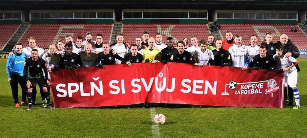 EXTRA TEXT: LUKÁŠ VRKOČ FOTO: ARCHIV FAČR Strašnice na zkušené v Příbrami. Na projekt KOPEME ZA FOTBAL kladou vrchní představitelé Fotbalové asociace České republiky velký důraz.