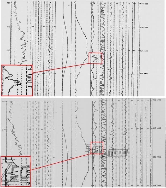 PŘÍLOHY Obr. č. 10: Grafické výstupní sestavy z jízd měřicího vozu dne 15. 10. 2012 (nahoře) a 24. 4. 2013 (dole).