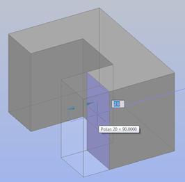 BricsCAD > Panel nástrojů Záměr návrhu Totožné plochy - zapnuto Při posunu jedné plochy posunuje