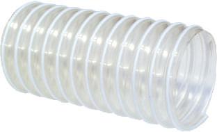 FLEXIDUX PUN-2 Hdice pro doprvu odsávání brzivních mteriálù - C ž +0 C Polyester - Polyuretn (PU) - spirál v PVC pouzdøe trnsprentní, ocelová Vlstnosti: Velmi dobrá flexibilit,vysoká odolnost otìru,