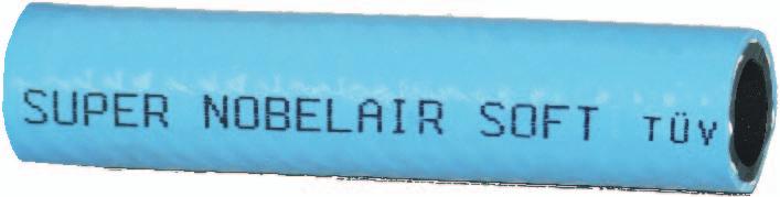 Vysoce ohebná hadice pro tlakový vzduch - C až + C : Polyesterový oplet o vysoké pevnosti PVC - èerné PVC - modré Doprava stlaèeného vzduchu bar pro pneumatické náøadí.