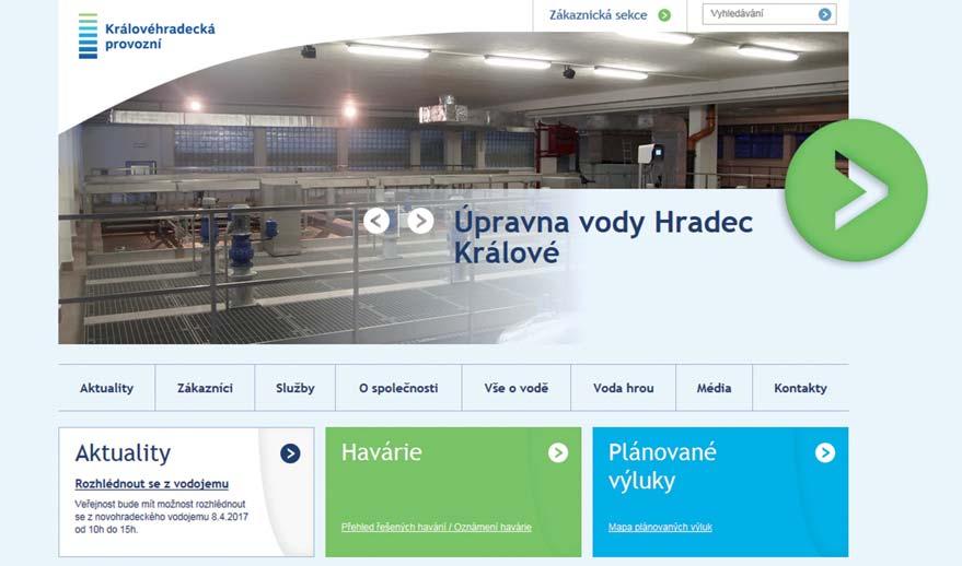 SLUŽBY Společnost se snaží zákazníkům poskytovat maximum informací týkajících se dodávky