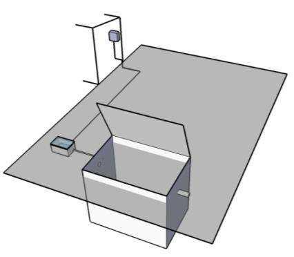 Základní část čistírny tvoří nádrž s vnitřní technologií. Nádrž je umístěna pod úrovní terénu a je uzavřena otevíratelným poklopem.
