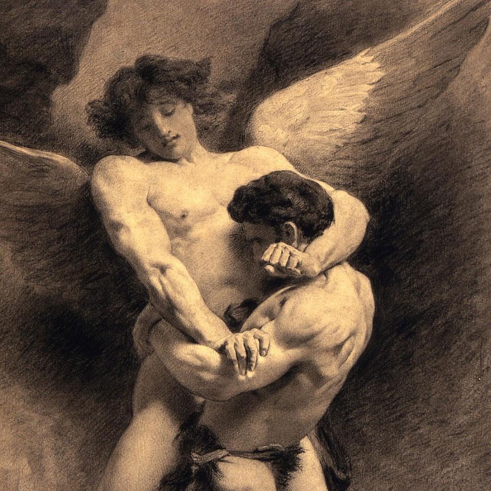 9) IZRAEL Leon Bonnat, Jákob zápasí s andělem, 1876 Za co se vlastně Jákob modlil, za co bojoval?