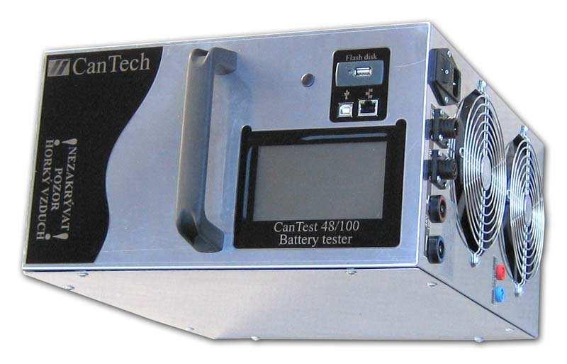 Automatický tester baterií CT CANTEST 48V/100A Strana č. 3 1.