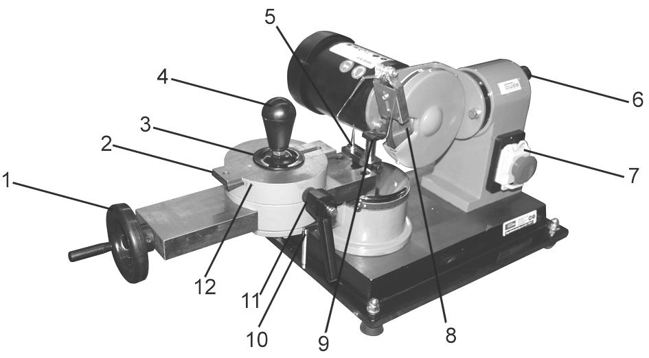1 Přístroj Masivní ostřička pilových kotoučů nejvyšší třídy. K ostření pilových kotoučů z tvrdokovu o průměru 80 700 mm.