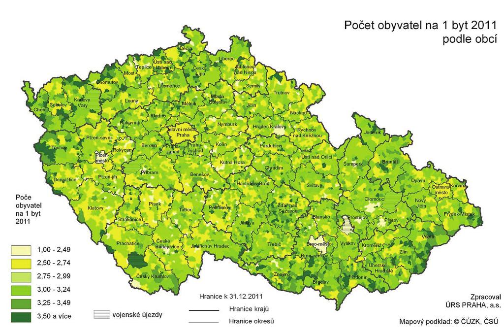 se zájmem o bydlení na venkov, zejména v suburbanizovaném zázemí velkých m st.