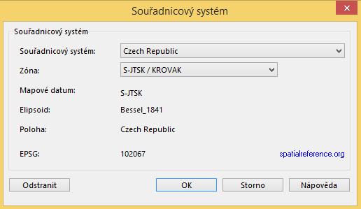 Nastavení souř.