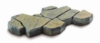 NTER povrch reliéf Dlažba NTER připomíná svým vzhledem mozaikovou skladbu plochých lomových kamenů.