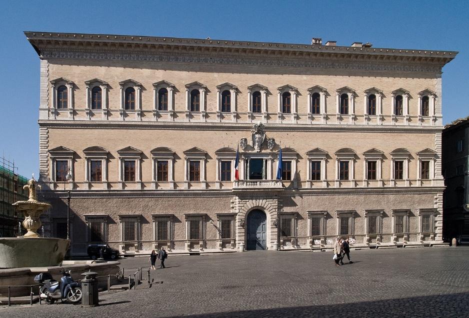 Řím, palác Farnese.