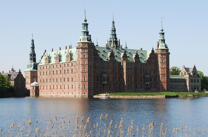 Severská renesance, zámek Frederiksborg.