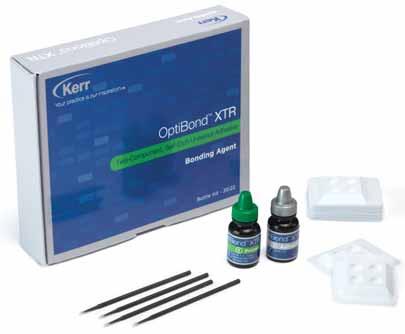 Novinka OptiBond XTR Zaváděcí slevy 25% 35122 OptiBond XTR Bottle Kit 1 x Primer (5 ml), 1 x Adhesivum (5 ml), 2 x 50 aplikátorů (původní cena 4 282 Kč) (původní cena 4 282 Kč) 3 212 Kč 35123