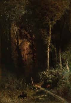 2. 12. 2018 PRAHA, ŽOFÍN SAMOSTATNÁ AUKCE 149 Julius Mařák (1832 1899) Na pasece u lesa olej na plátně, 1887, sign.