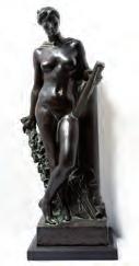 GALERIE KODL 81. AUKČNÍ DEN 209 Jakub Obrovský (1882 1949) Alegorie malířství bronz, 20. léta 20. století, sign. LD, v.