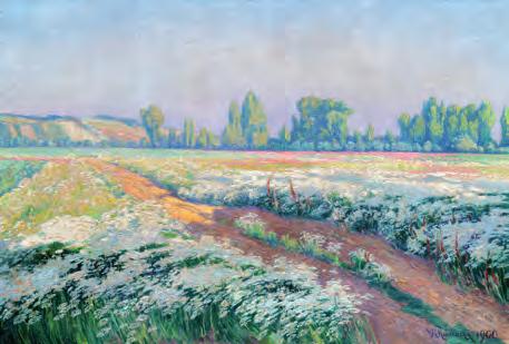 GALERIE KODL 81. AUKČNÍ DEN SAMOSTATNÁ AUKCE 26 Václav Radimský (1867 1946) Krajina z Giverny olej na plátně, 1900, sign.