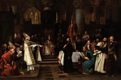 2. 12. 2018 PRAHA, ŽOFÍN SAMOSTATNÁ AUKCE 71 Václav Brožík (1851 1901) Mistr Jan Hus na koncilu Kostnickém olej na plátně, před rokem 1883, sign.