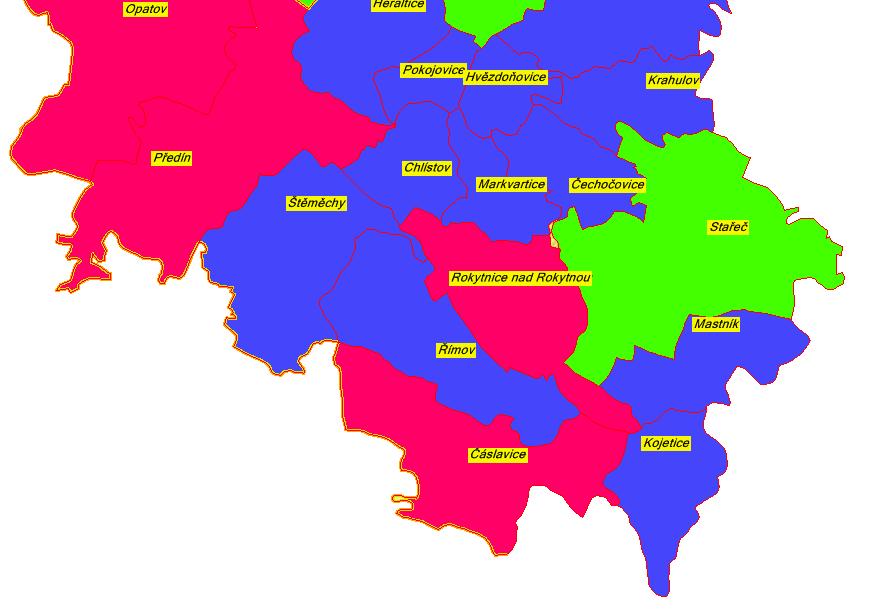 ejdříve byla prostřednictvím starostů na území MAS