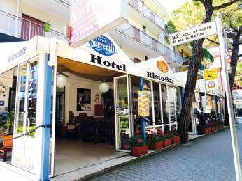 Vybavení: restaurace, bar, výtah, půjčování kol hostům hotelu zdarma, Wi-Fi připojení v celém hotelu zdarma, parkoviště (omezený počet parkovacích míst). Česky a slovensky mluvící personál.