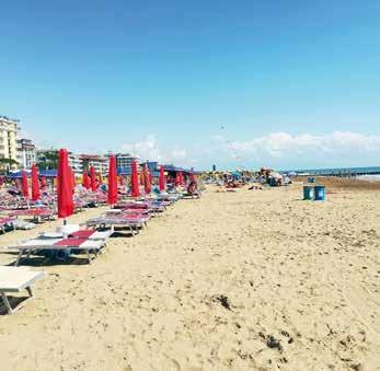 Lido di Jesolo apartmány Itálie ROMEO SKYTOURS Poloha: v západní klidnější části Lido di Jesola, mezi Piazza Milano a Piazza Torino. Pláž: písečná, 180 m od apartmánů.